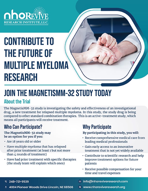 Multiple Myeloma Clinical Research Study