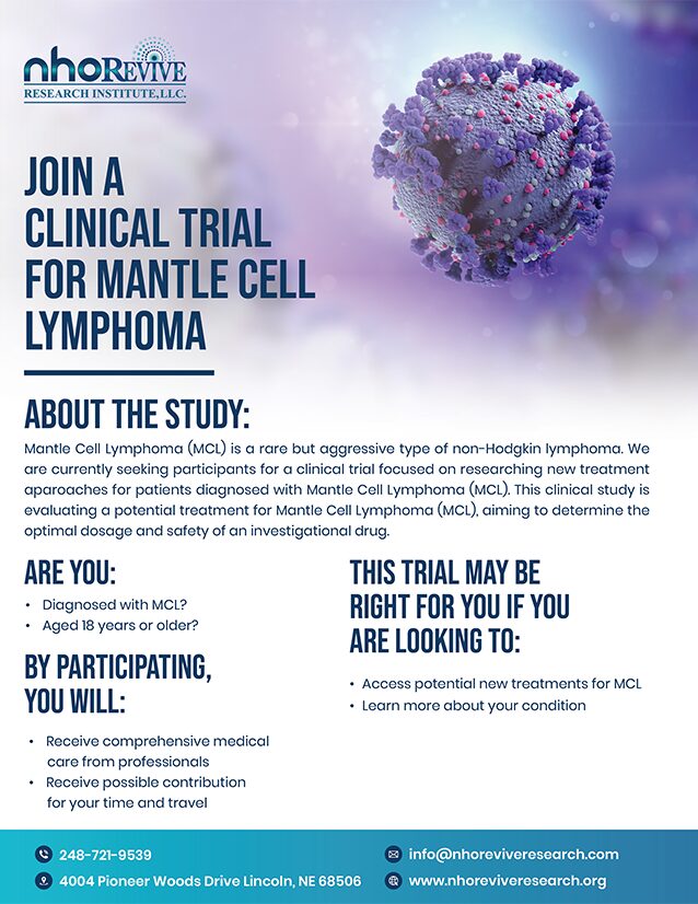 Mantle Cell Lymphoma Flyer