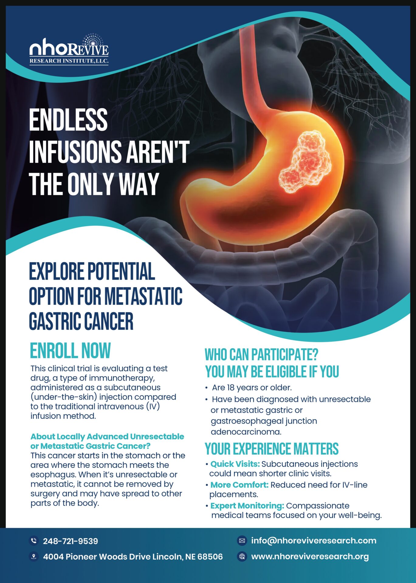 Advanced Gastric Cancer Flyer